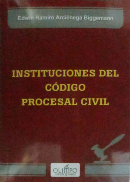 Instituciones del código procesal civil de Edwin Ramiro Arcienega Biggemann