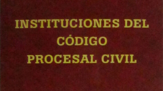Instituciones del código procesal civil de Edwin Ramiro Arcienega Biggemann