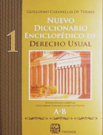 Nuevo diccionario enciclopédico de derecho usual (8 tomos)