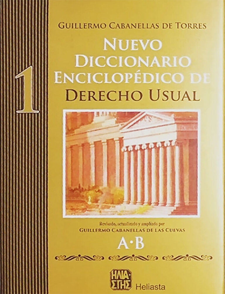 Nuevo diccionario enciclopédico de derecho usual (8 tomos)