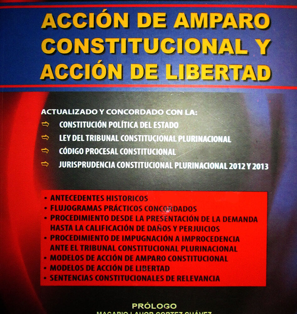 ACCION DE AMPARO CONSTITUCIONAL Y ACCION DE LIBERTAD