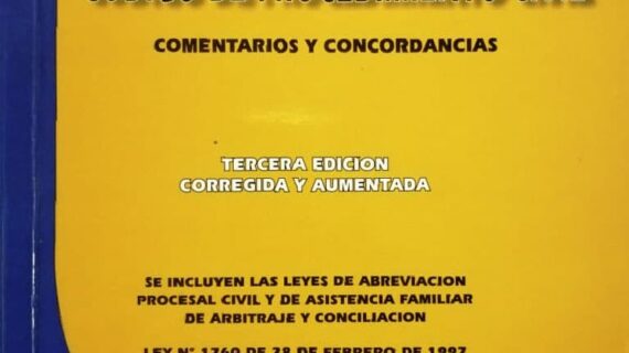 Código de procedimiento civil (comentarios y concordancia)