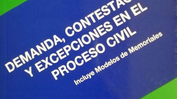Demanda constestacion y excepciones en el proceso civil (incluye modelos de memoriales)