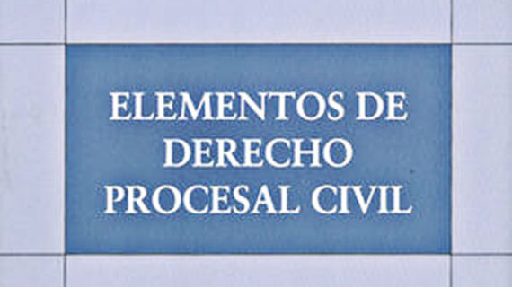 Elementos del derecho procesal civil