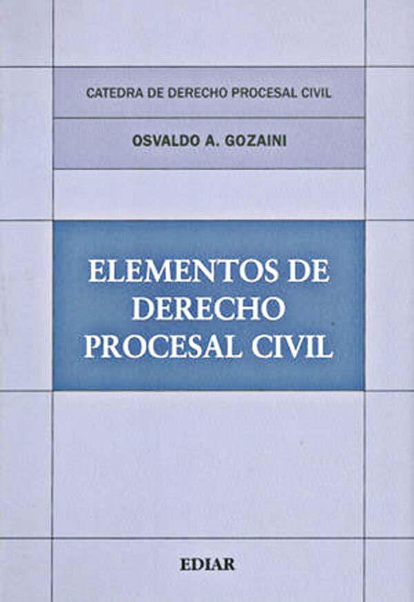 Elementos del derecho procesal civil