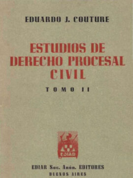 Estudios de derecho procesal civil (3 tomos)