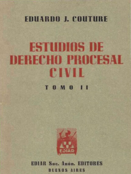 Estudios de derecho procesal civil (3 tomos)