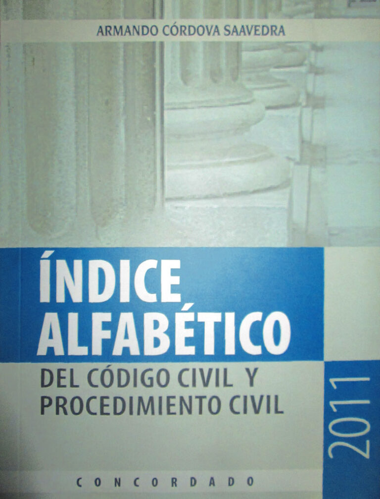 Indice alfabetico (del codigo civil y procedimiento civil)