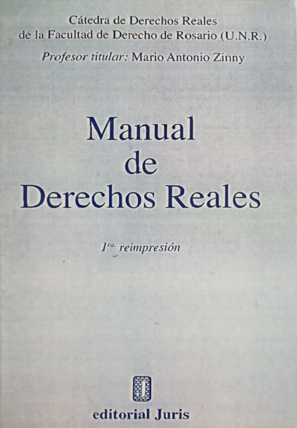 manual de derechos reales