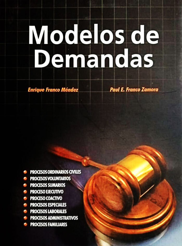 Modelos de demandas Enrique Franco Méndez, Paul E. Franco Zamora