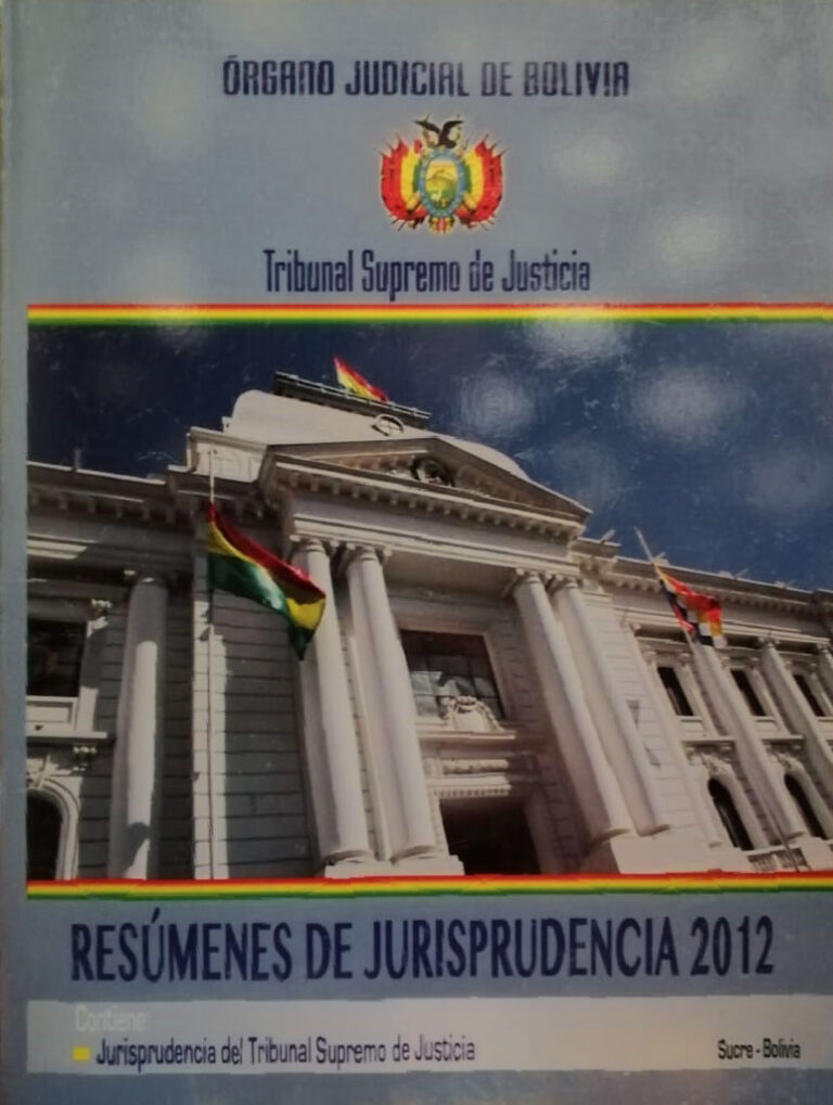 RESUMENES DE JURISPRUDENCIA 2012