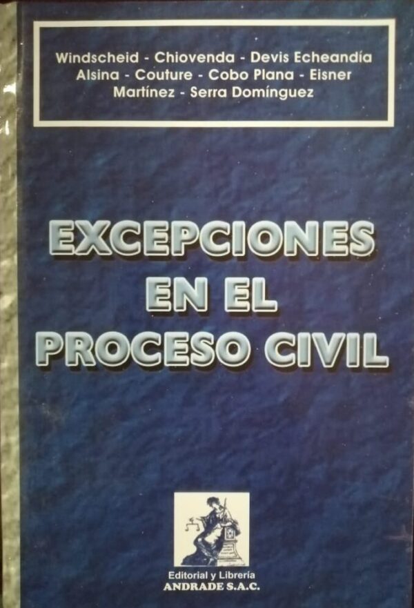 Excepciones en el proceso civil