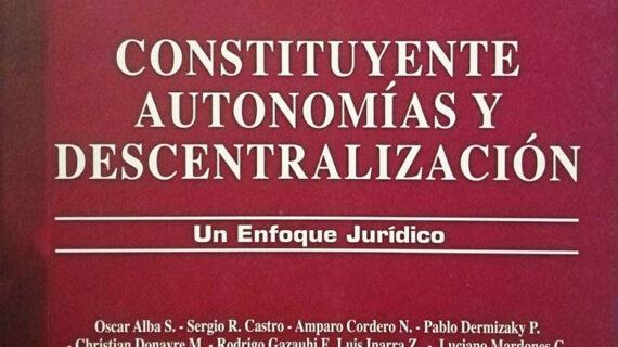 Constituyente autonomías y descentralización