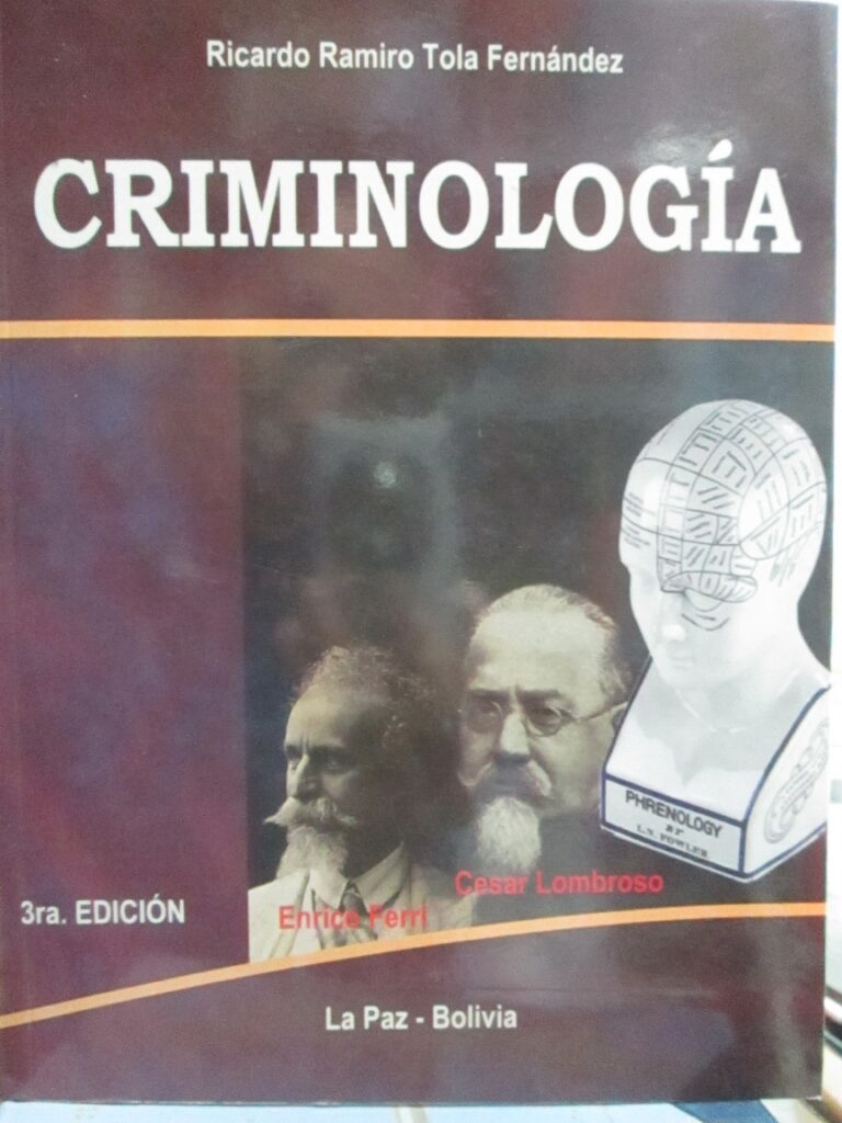 Criminologia - Ricardo Ramiro Tola Fernández