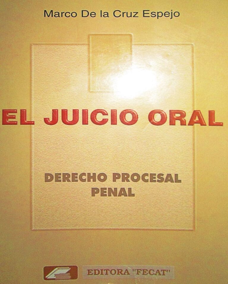 El juicio oral (derecho procesal penal)