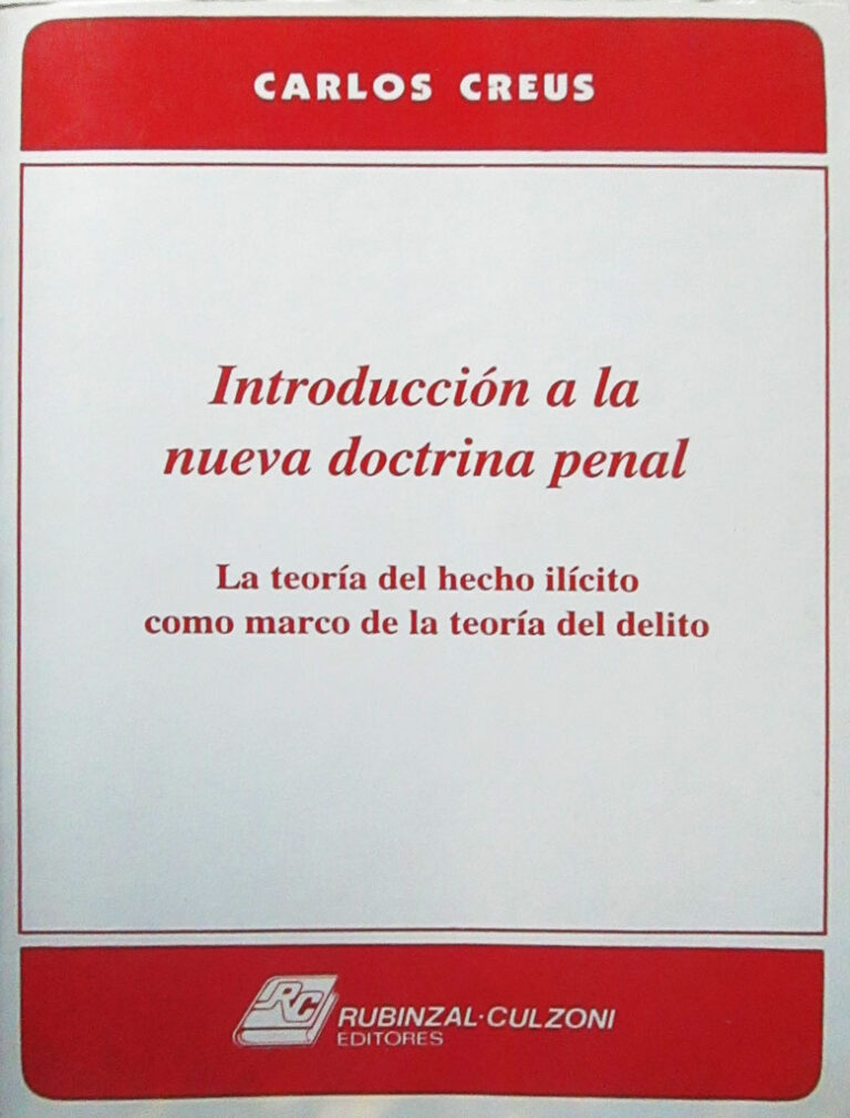 Introducción a la nueva doctrina penal