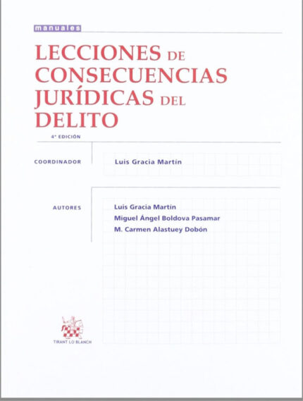 Lecciones de consecuencias jurídicas del delito