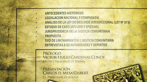 Linchamientos y justicia comunitaria