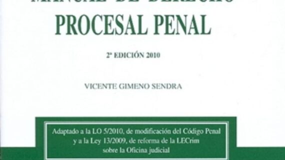 MANUAL DE DERECHO PROCESAL PENAL