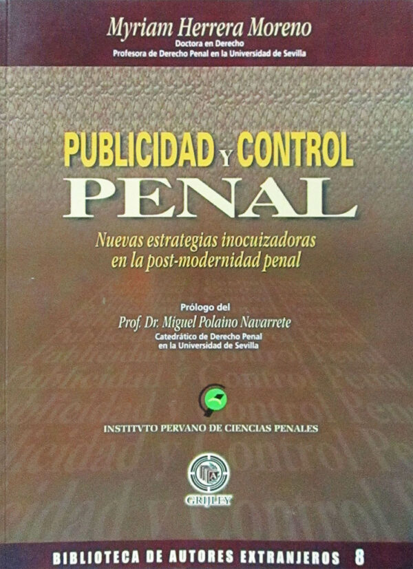 Publicidad y control penal
