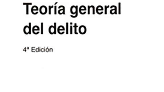Teoría general del delito de Francisco Muñoz Conde