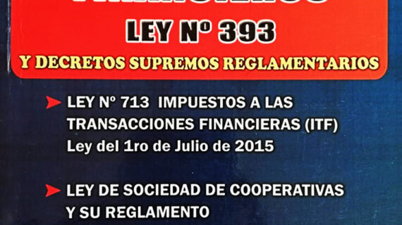 Ley de servicios financieros ley N°393