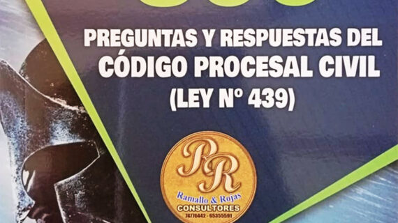 300 PREGUNTAS Y RESPUESTAS DEL CODIGO PROCESAL CIVIL (LEY N° 439)