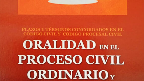 ORALIDAD EN EL PROCESO CIVIL ORDINARIO Y EXTRAORDINARIO de Freddy Sánchez Padilla