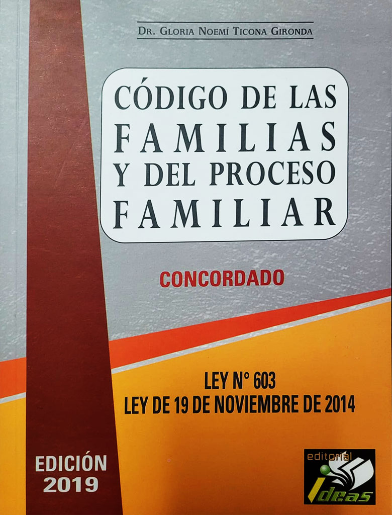 Código de las familias y el proceso familiar Gloria Noemi Ticona Gironda