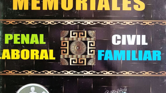 Colección completa de memoriales (penal, laboral, civil y familiar)