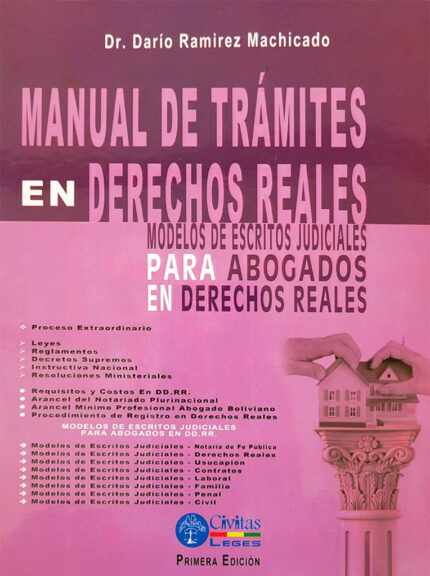 Manual de tramites en derechos reales