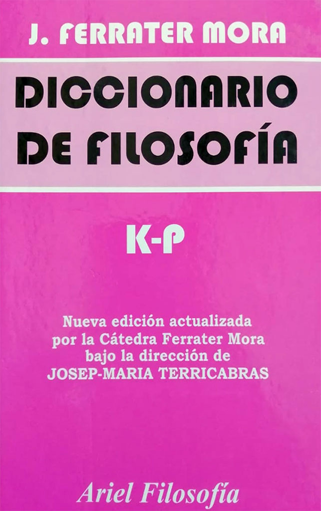 Diccionario De Filosofía (3 TOMOS) - J. Ferrater Mora