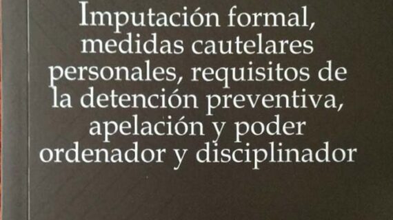 Ley 1173 - 1226 Imputación formal, medidas cautelares personales, requisitos de la detención preventiva, apelación y poder ordenador y disciplinador Felix Mamani Arist y Antonio Huayhua Nina