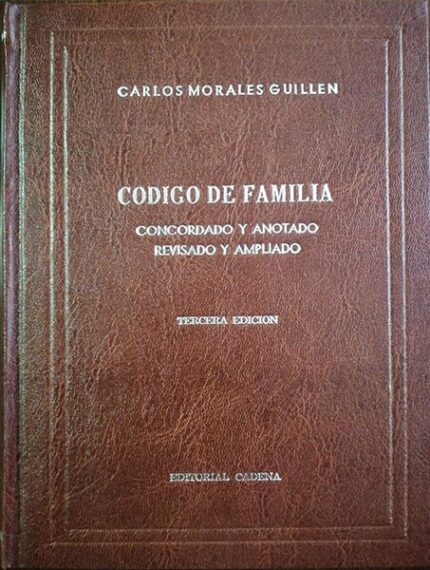 Código de Familia Carlos Morales Guillen