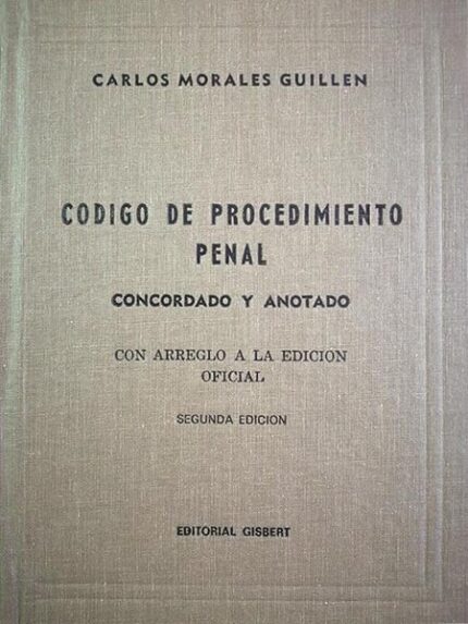 Código de procedimiento Penal