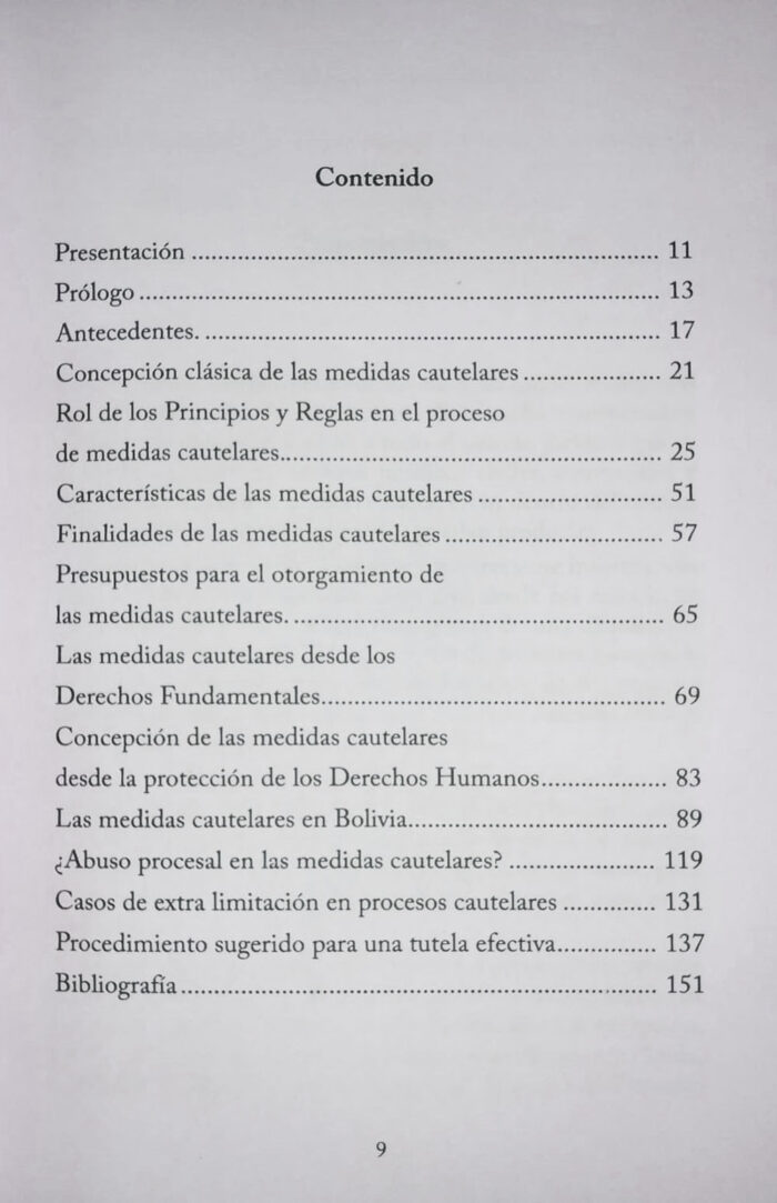Límites para la tutela efectiva en las medidas cautelares en materia civil