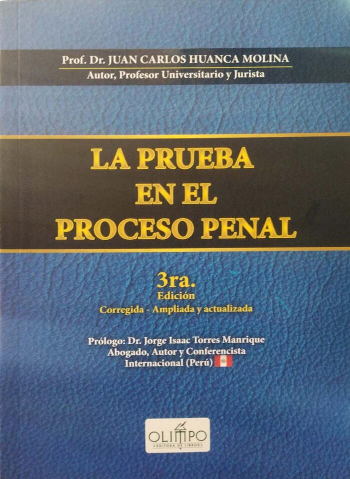 La prueba en el proceso penal - Librería Jurídica Alma de la toga